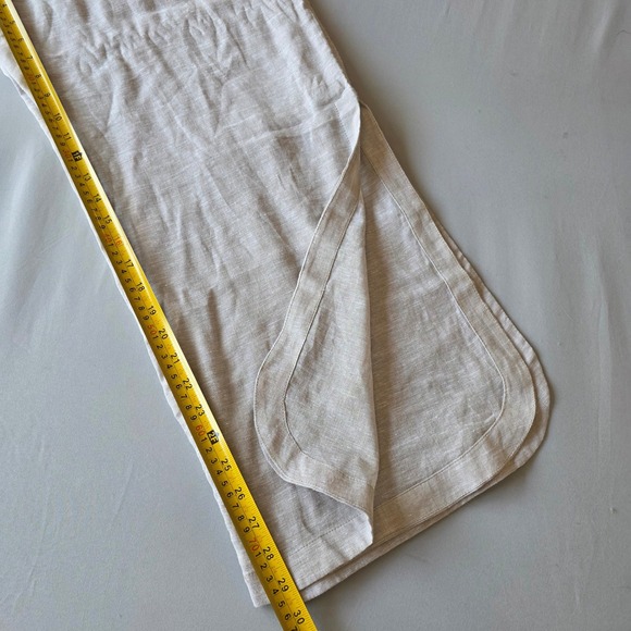 C&C California Linen Blend Wide Leg Pants Drawstring Waist Casual - Picture 3 of 10